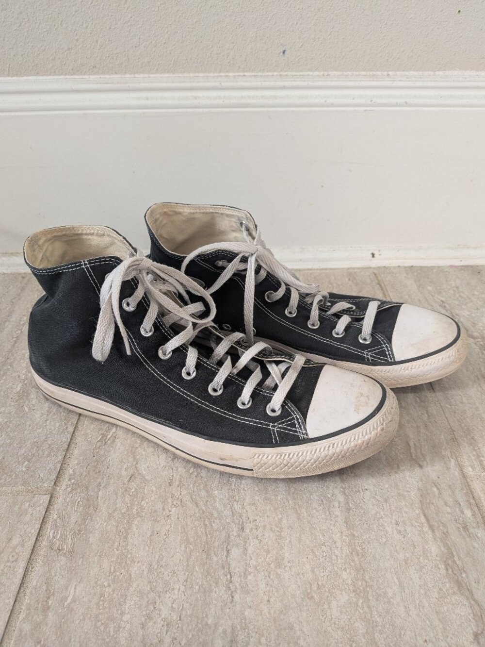 Converse Chuck Taylor All Star Hi Top Black Canvas Sneakers Men’s 13